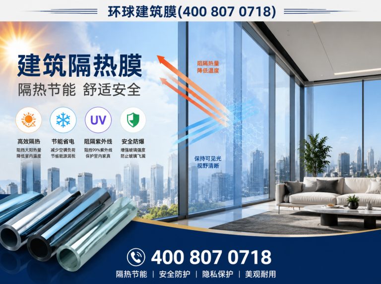 华安县节能隔热膜展示图